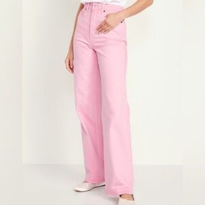 Old Navy High Rise Jeans - Soft Pink